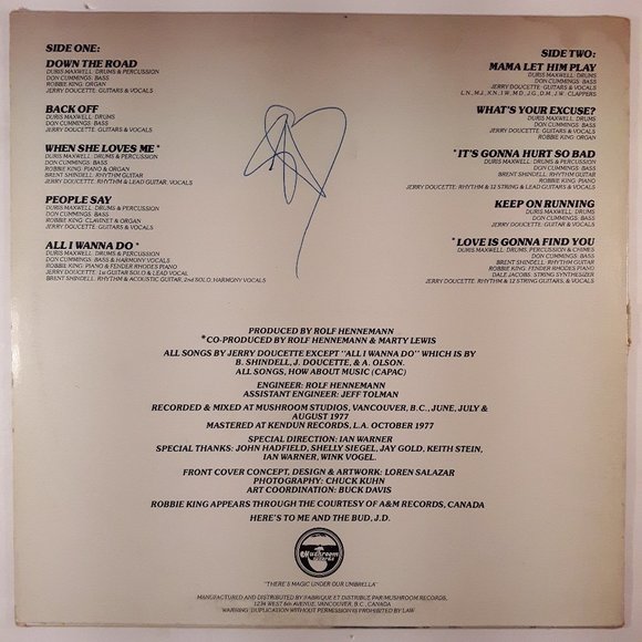 Doucette - Mama Let Him Play - Vinyl LP Record - Picture 2 of 4